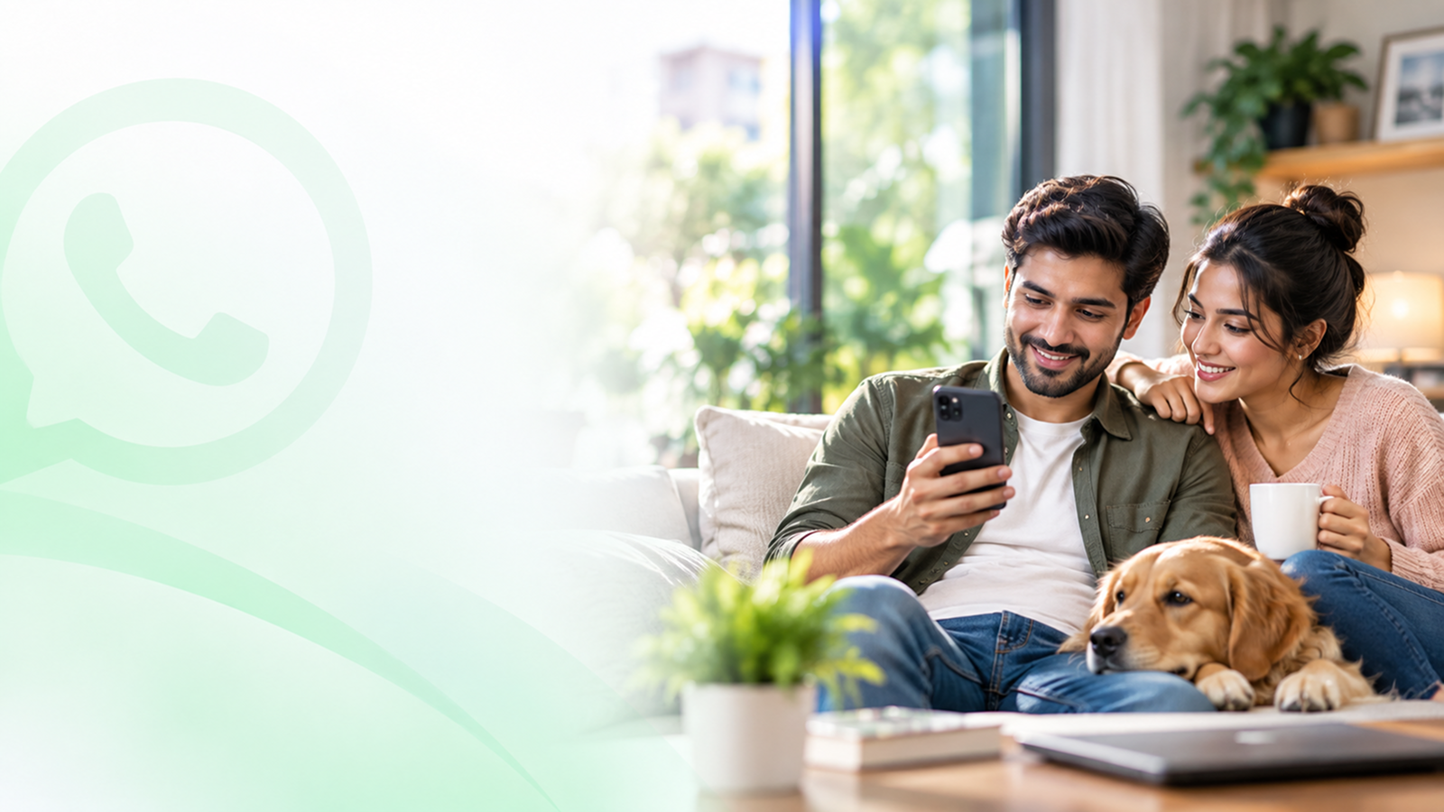 WhatsApp conversation about a real estate property enquiry